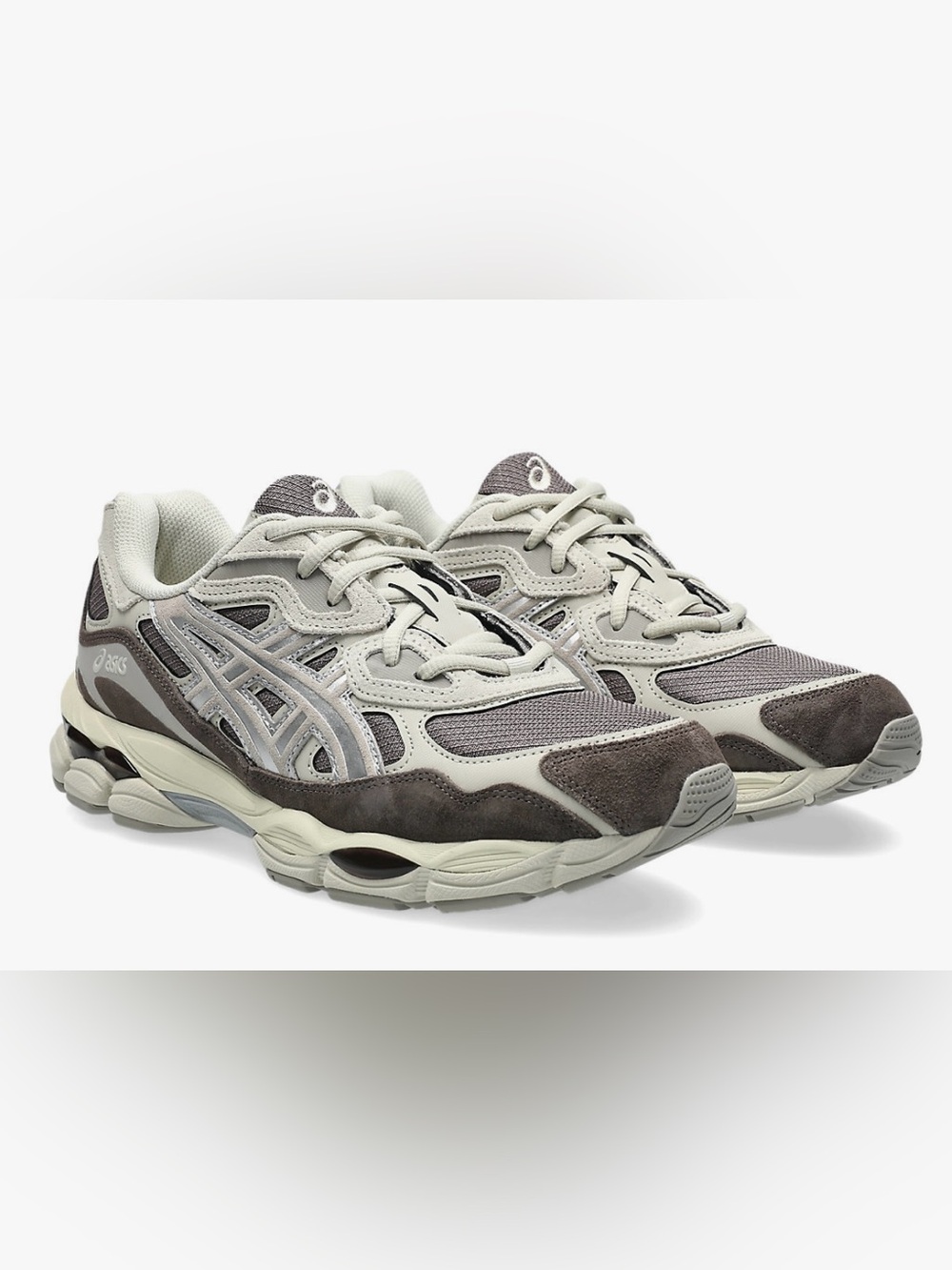 New ASICS GEL-NYC Sneaker Cocoa Powder/Pure Silver
